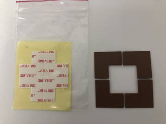 MagnetGlaze Pro Corner Cover Kit Brown